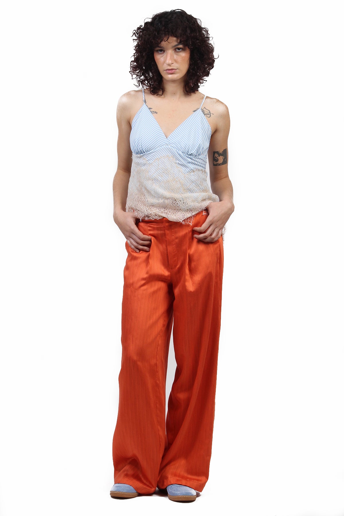 CALÇA ALFAIATARIA LARANJA