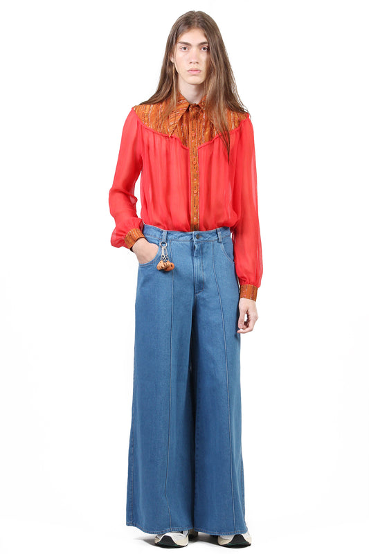 CALÇA PANTALONA RACHEL BABY BLUE