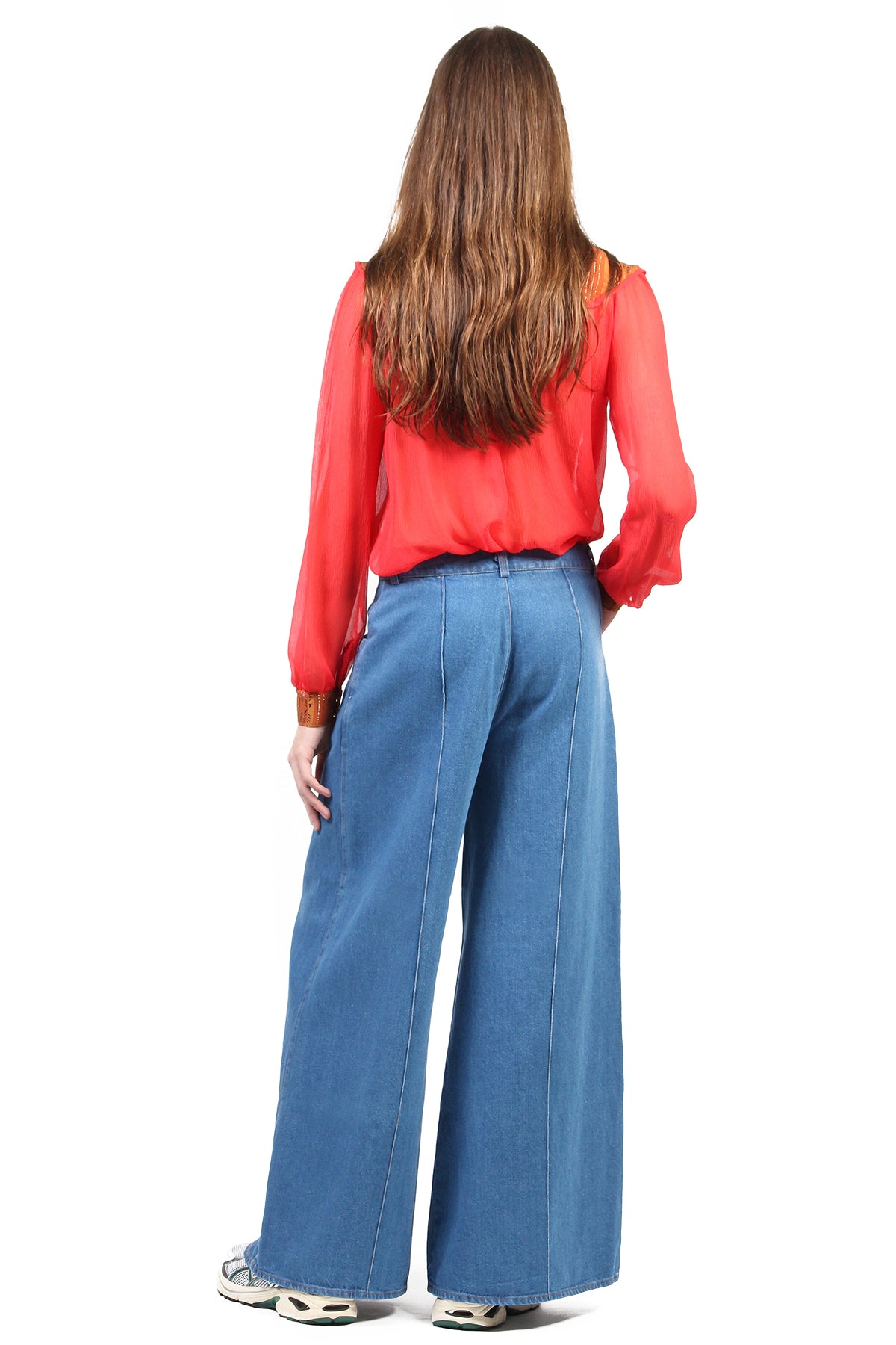 CALÇA PANTALONA RACHEL BABY BLUE