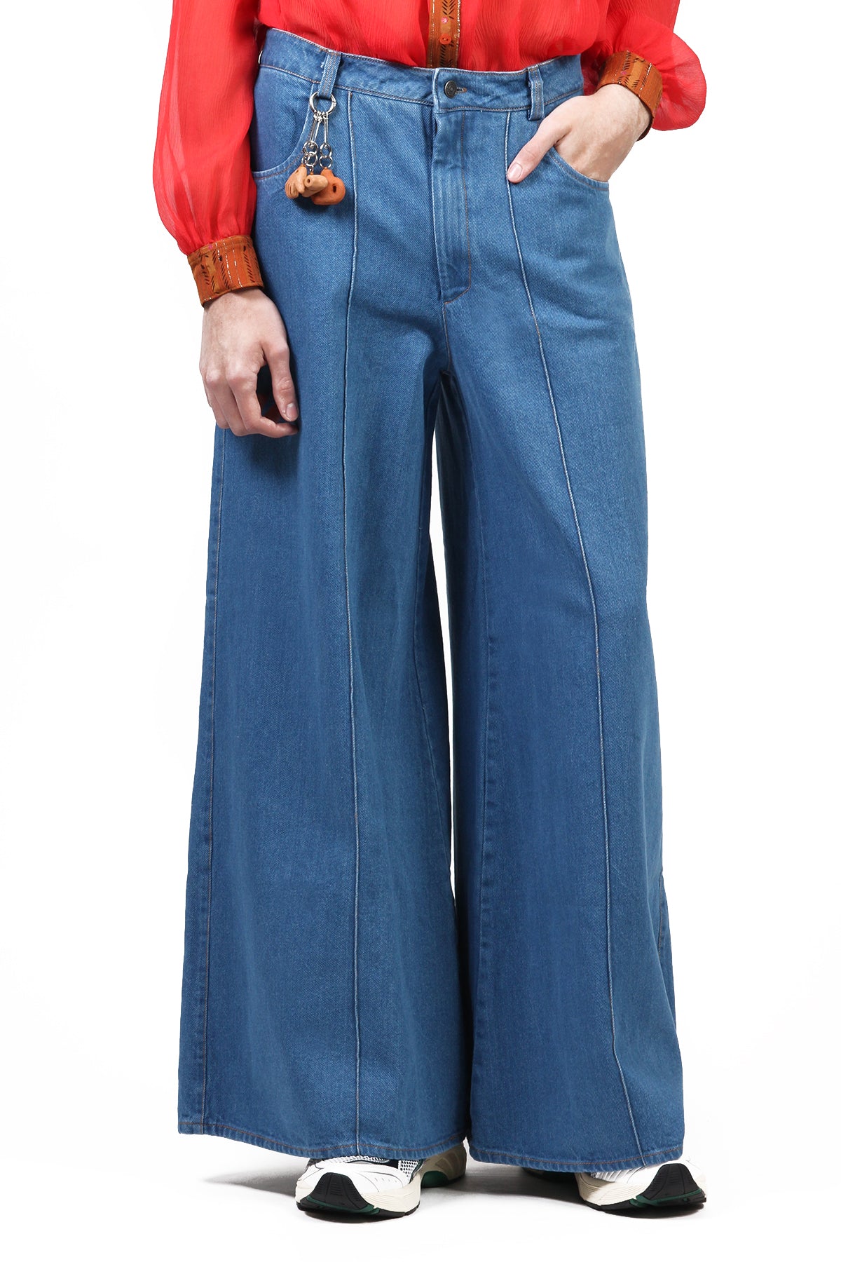 CALÇA PANTALONA RACHEL BABY BLUE