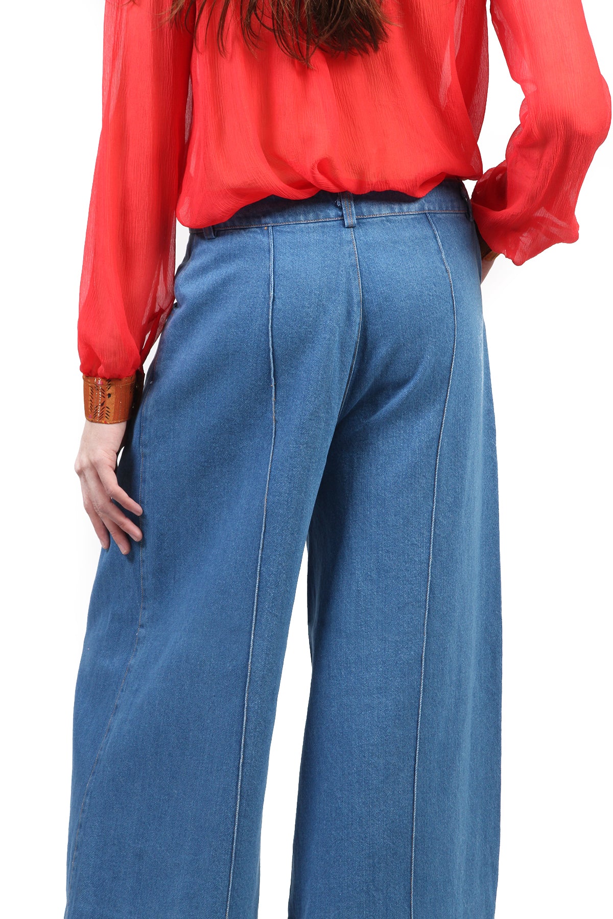 CALÇA PANTALONA RACHEL BABY BLUE