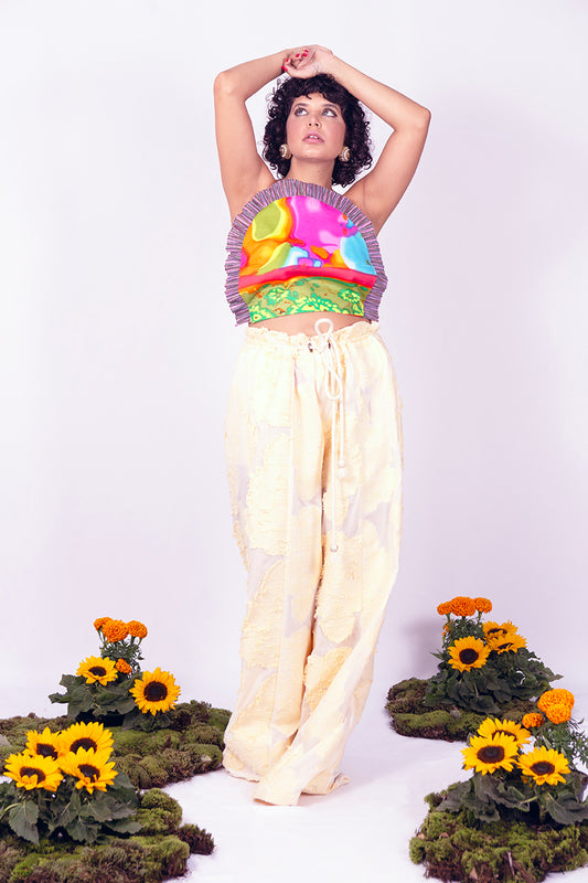 TOP JENNIFER ESTAMPA VINTAGE