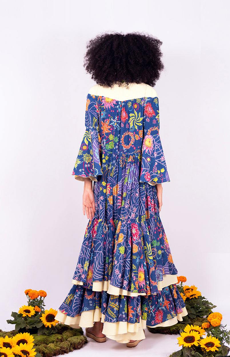 VESTIDO GISELLE LONGO ESTAMPADO