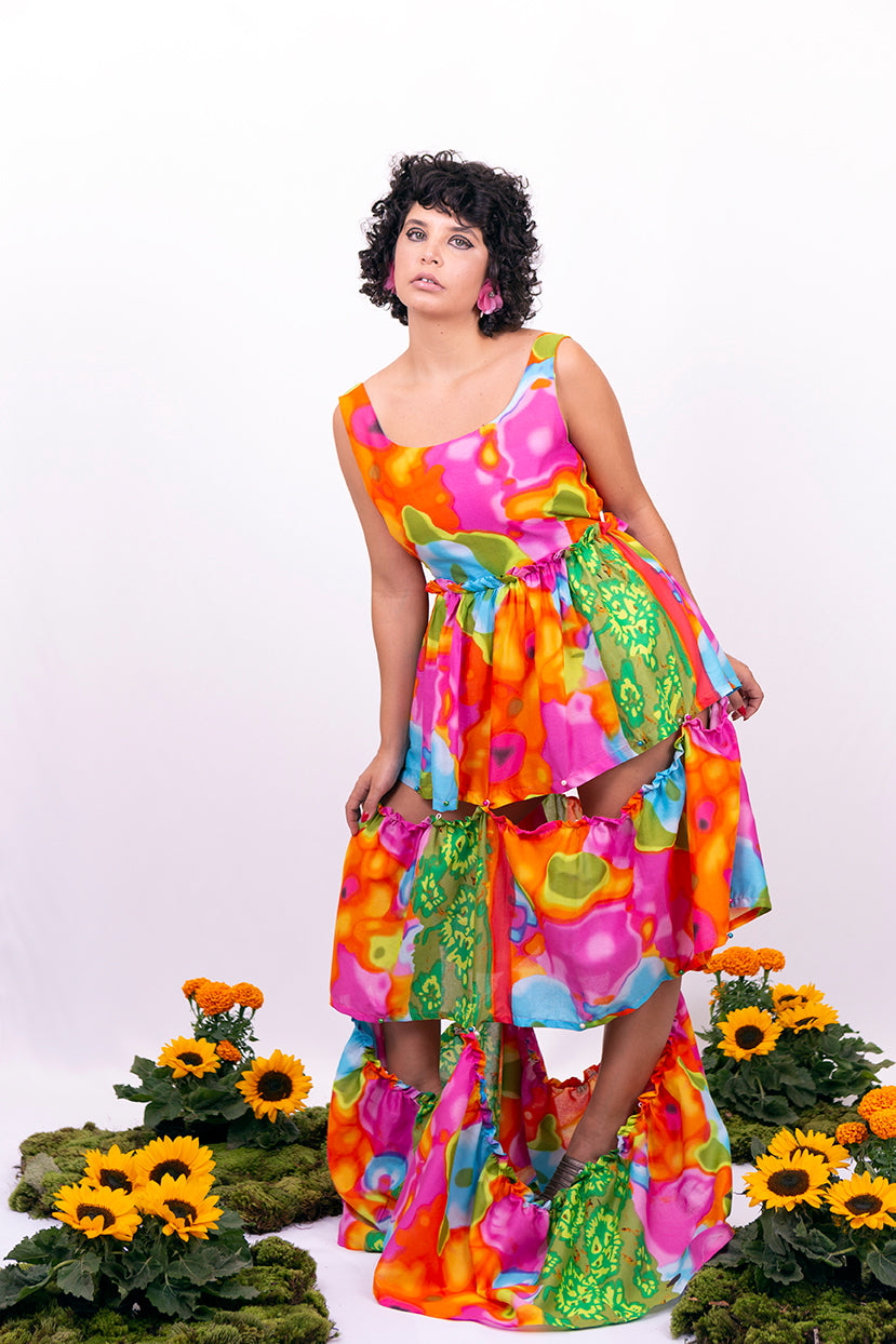 VESTIDO HAVAÍ CAMADAS